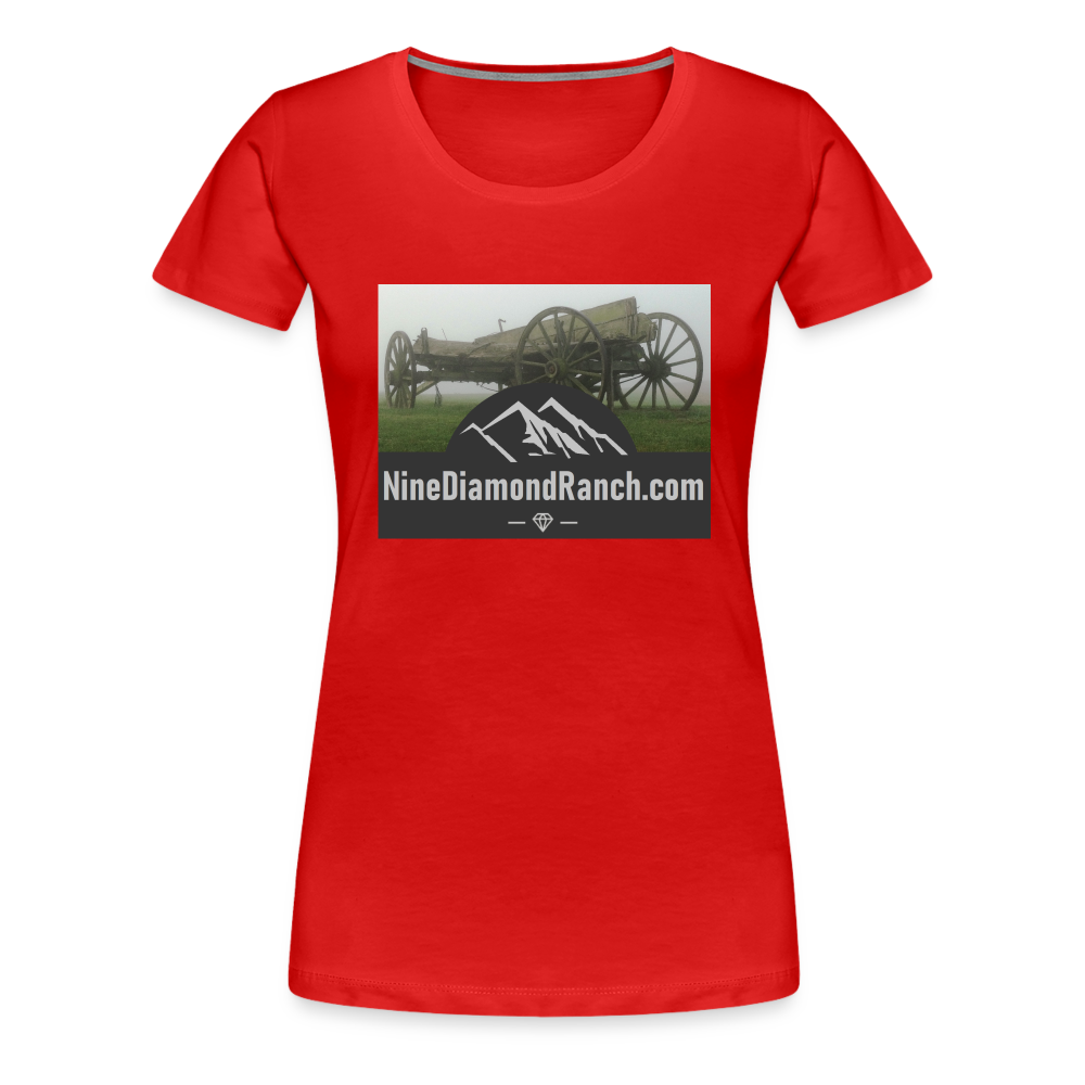 Women’s Nine Diamond Ranch com - red