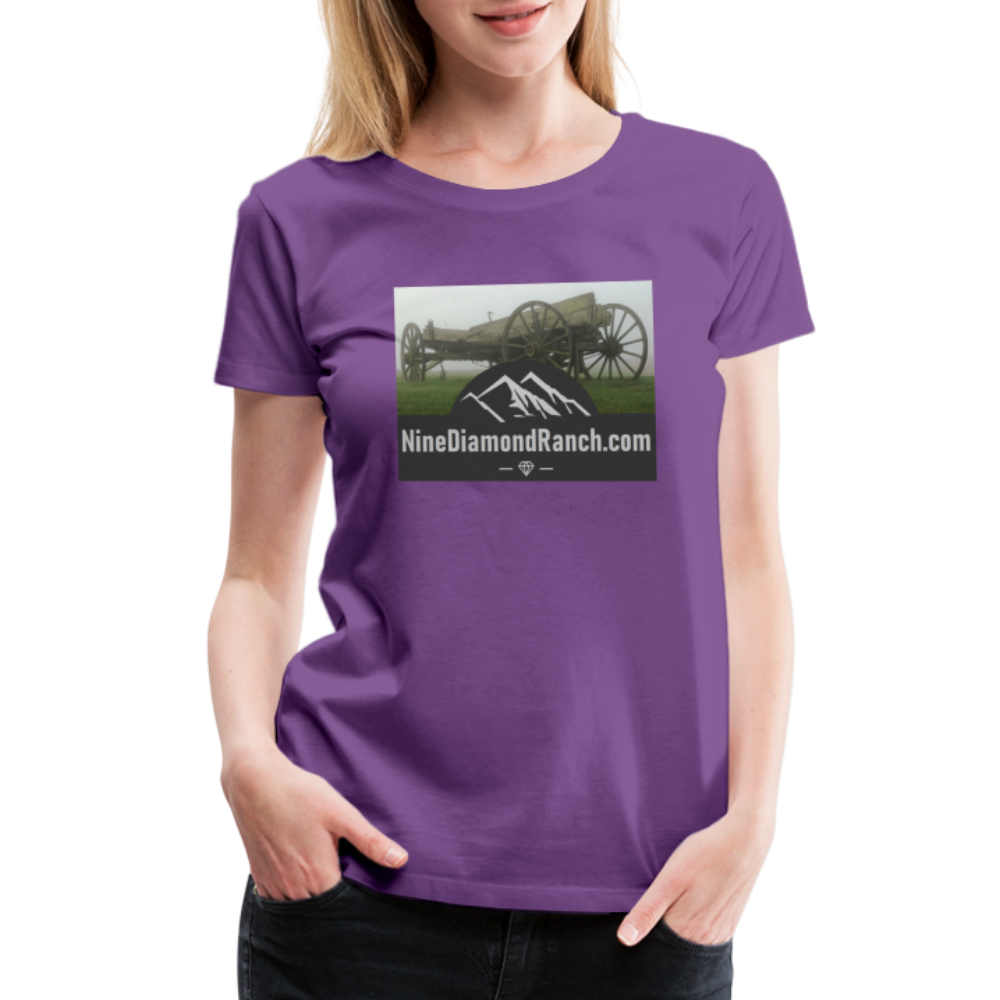 Women’s Nine Diamond Ranch com - purple