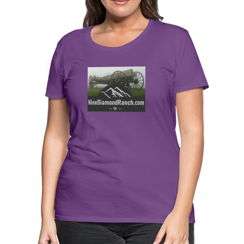 Women’s Nine Diamond Ranch com - purple