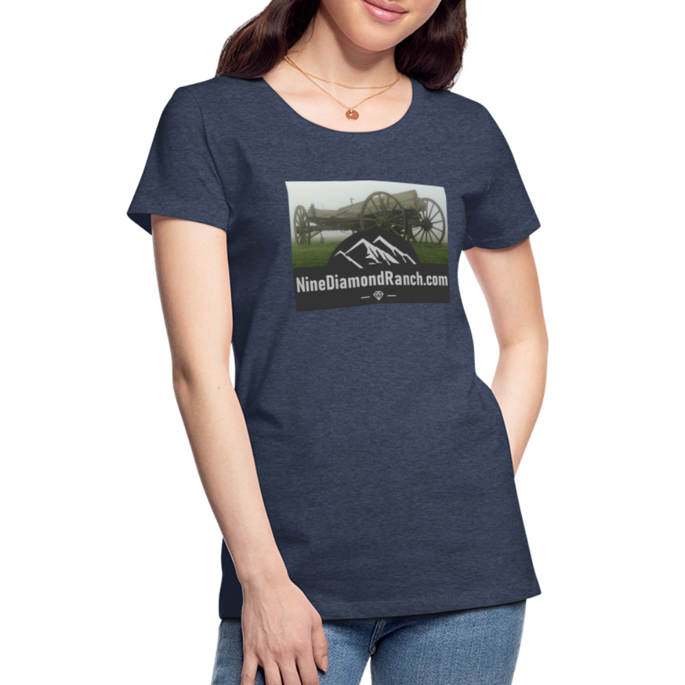Women’s Nine Diamond Ranch com - heather blue