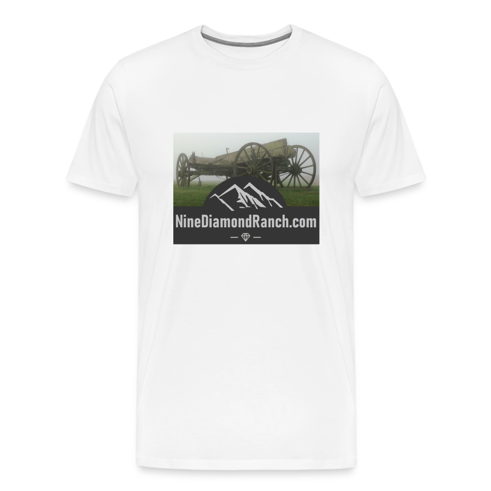 Men's Nine Diamond Ranch com - white