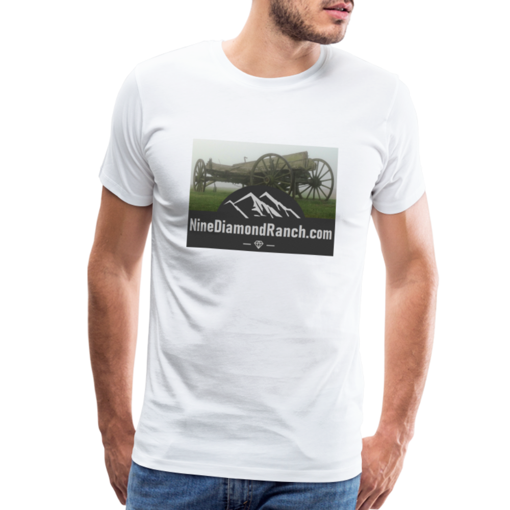 Men's Nine Diamond Ranch com - white