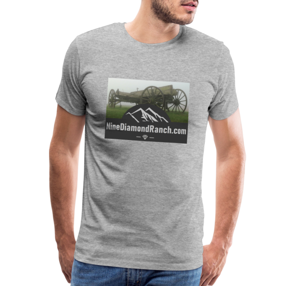Men's Nine Diamond Ranch com - heather gray