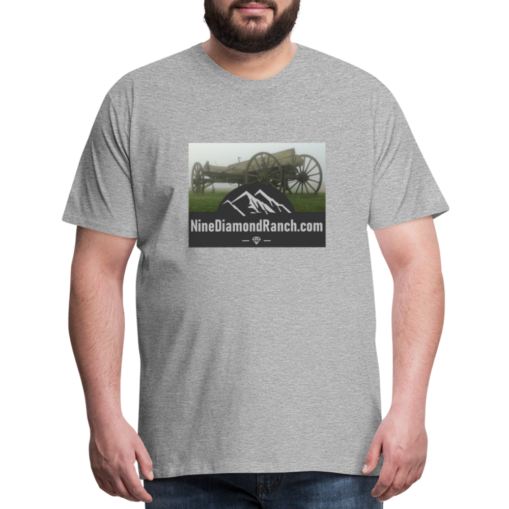 Men's Nine Diamond Ranch com - heather gray