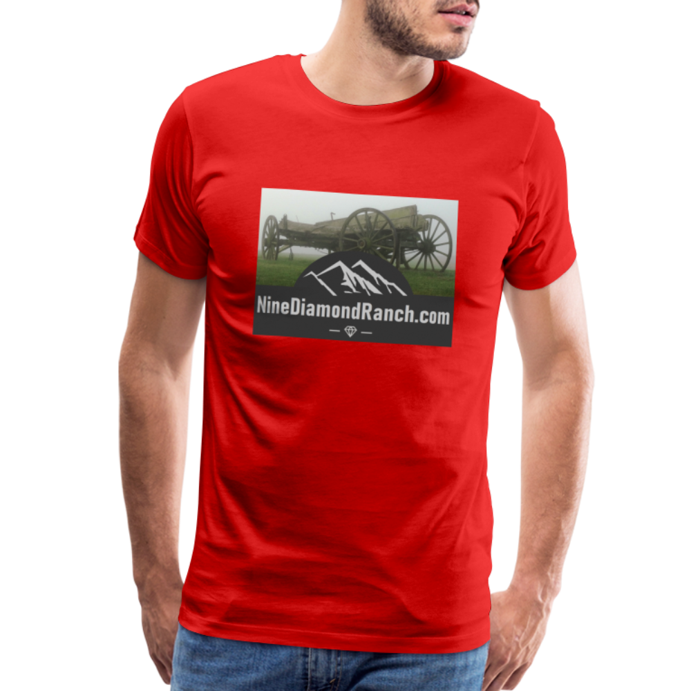 Men's Nine Diamond Ranch com - red