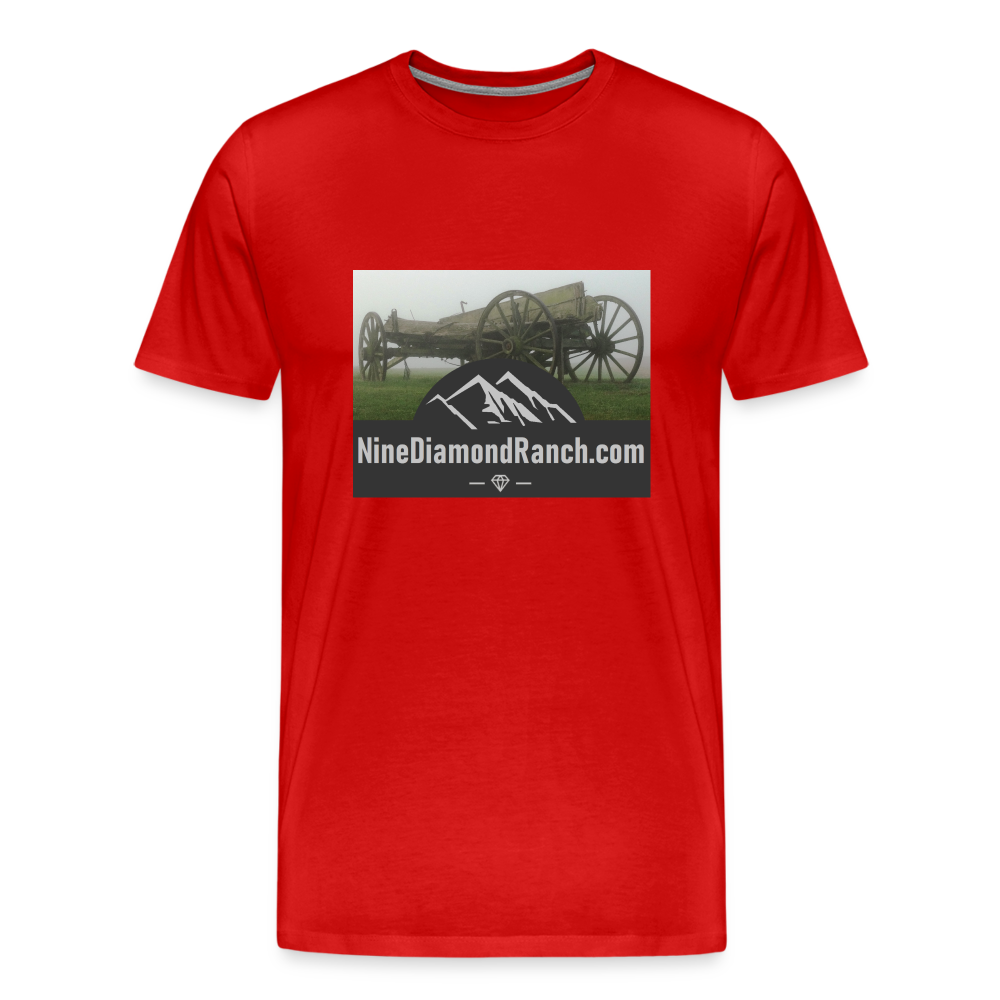 Men's Nine Diamond Ranch com - red