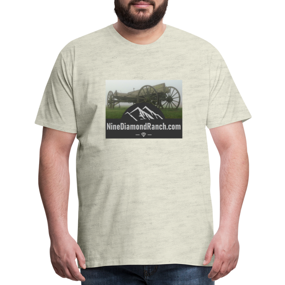 Men's Nine Diamond Ranch com - heather oatmeal