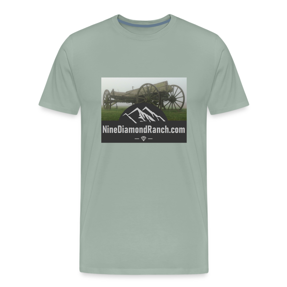 Men's Nine Diamond Ranch com - steel green