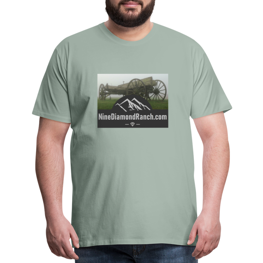 Men's Nine Diamond Ranch com - steel green