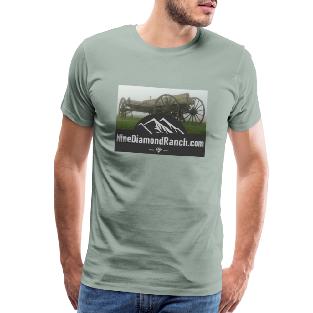 Men's Nine Diamond Ranch com - steel green