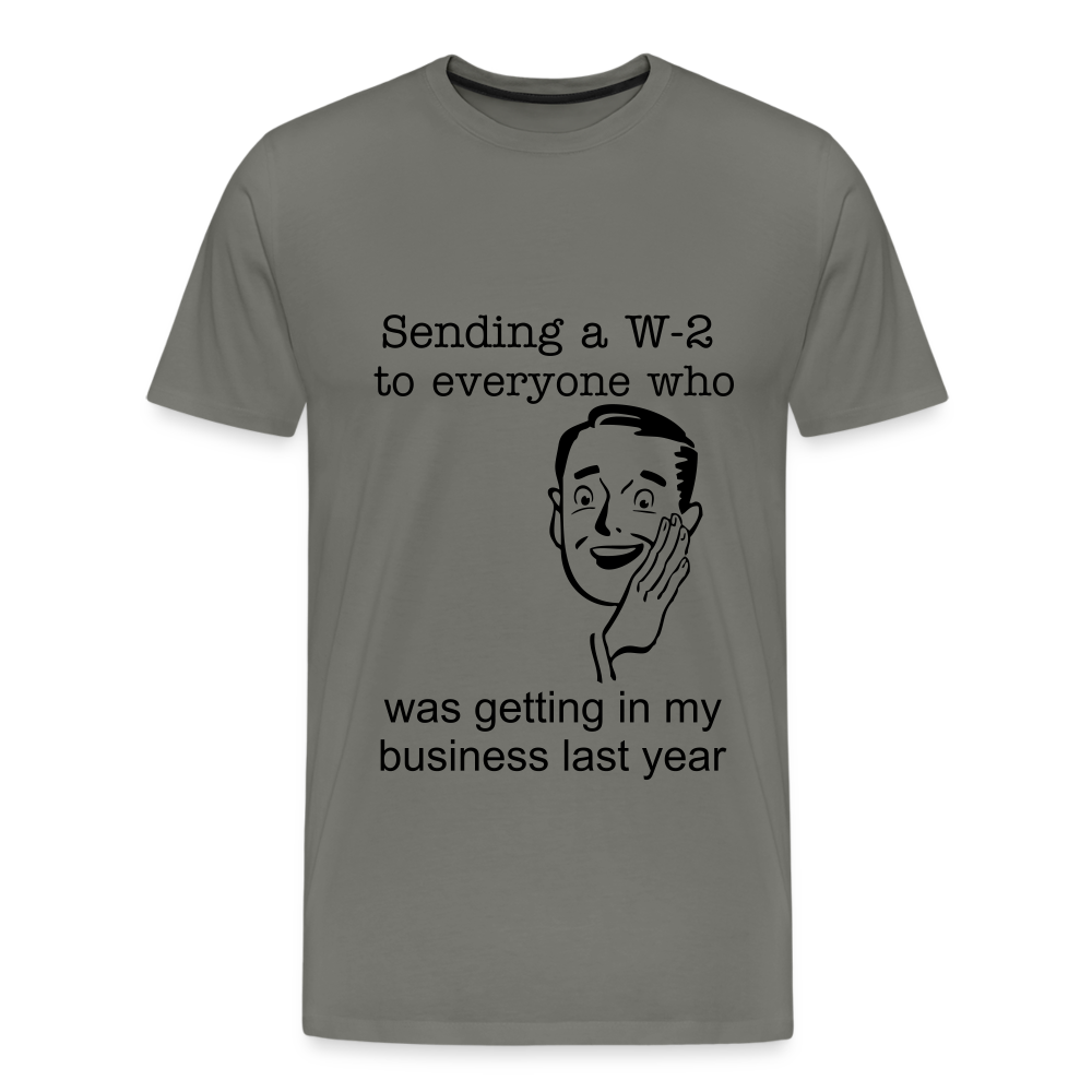 Men's Sending a W-2 - asphalt gray