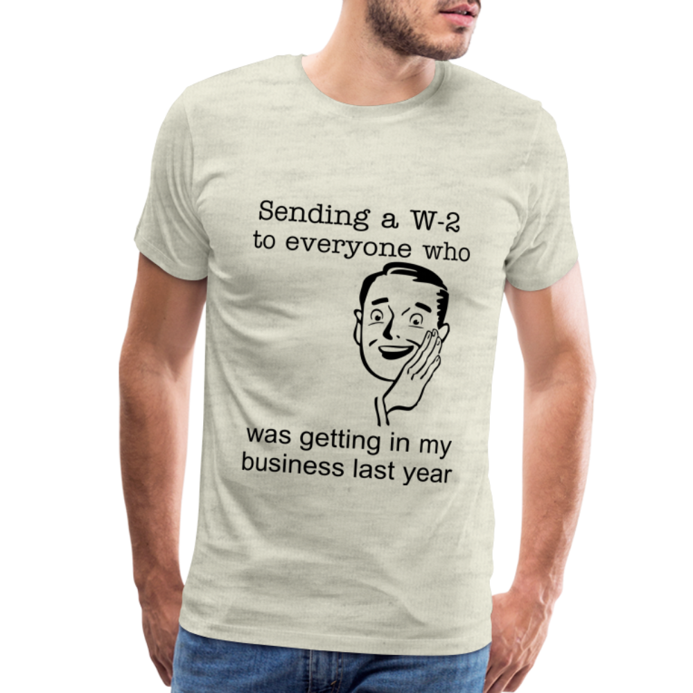 Men's Sending a W-2 - heather oatmeal
