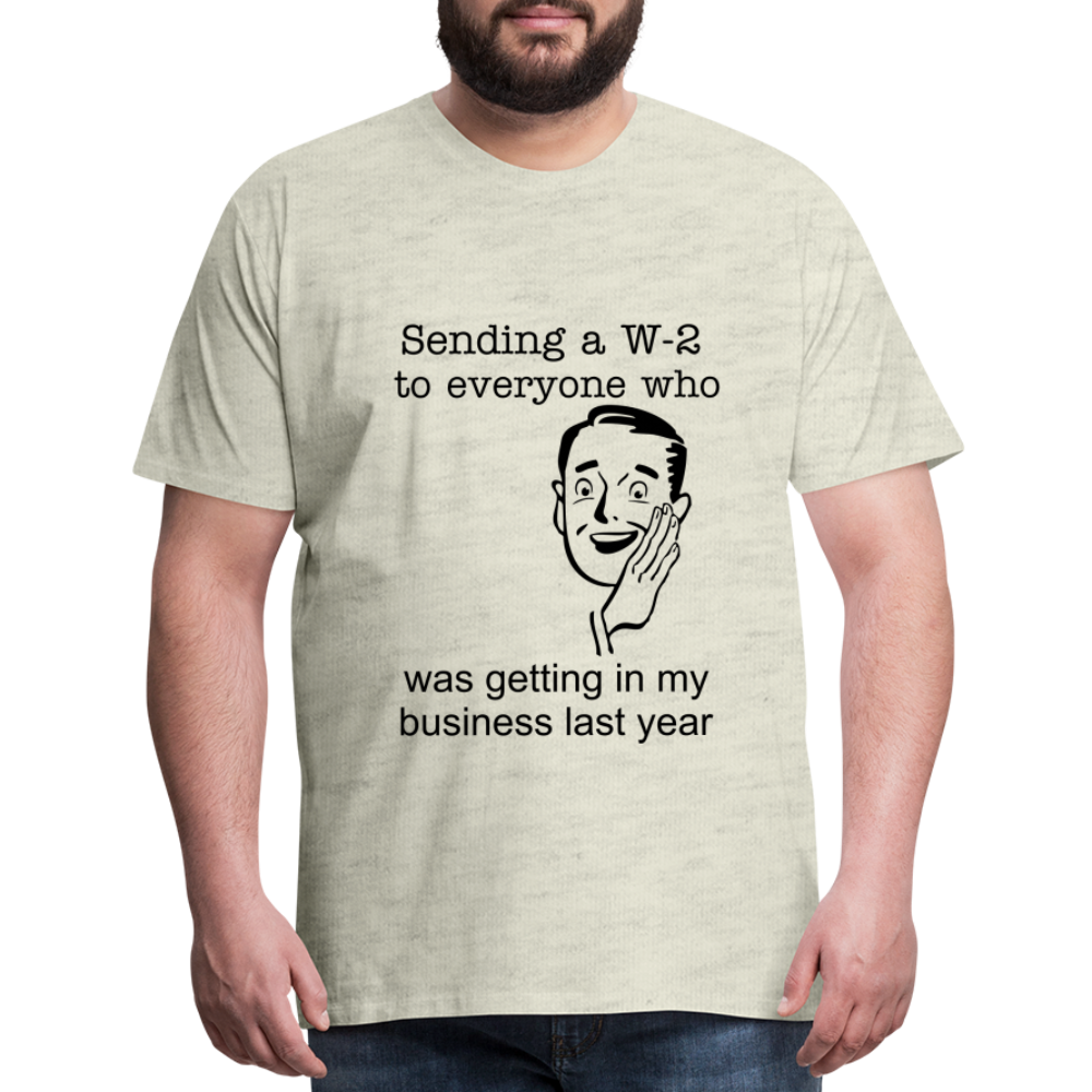Men's Sending a W-2 - heather oatmeal