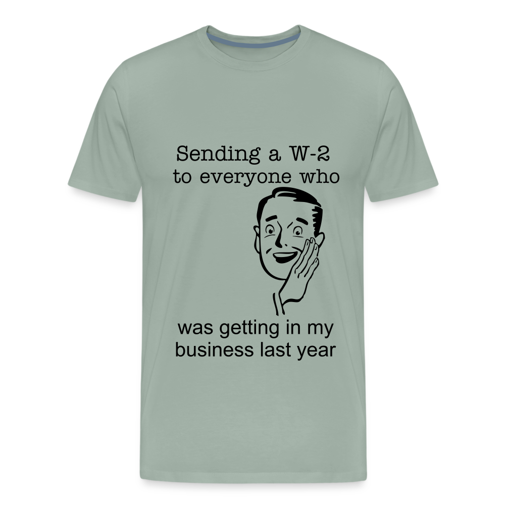 Men's Sending a W-2 - steel green