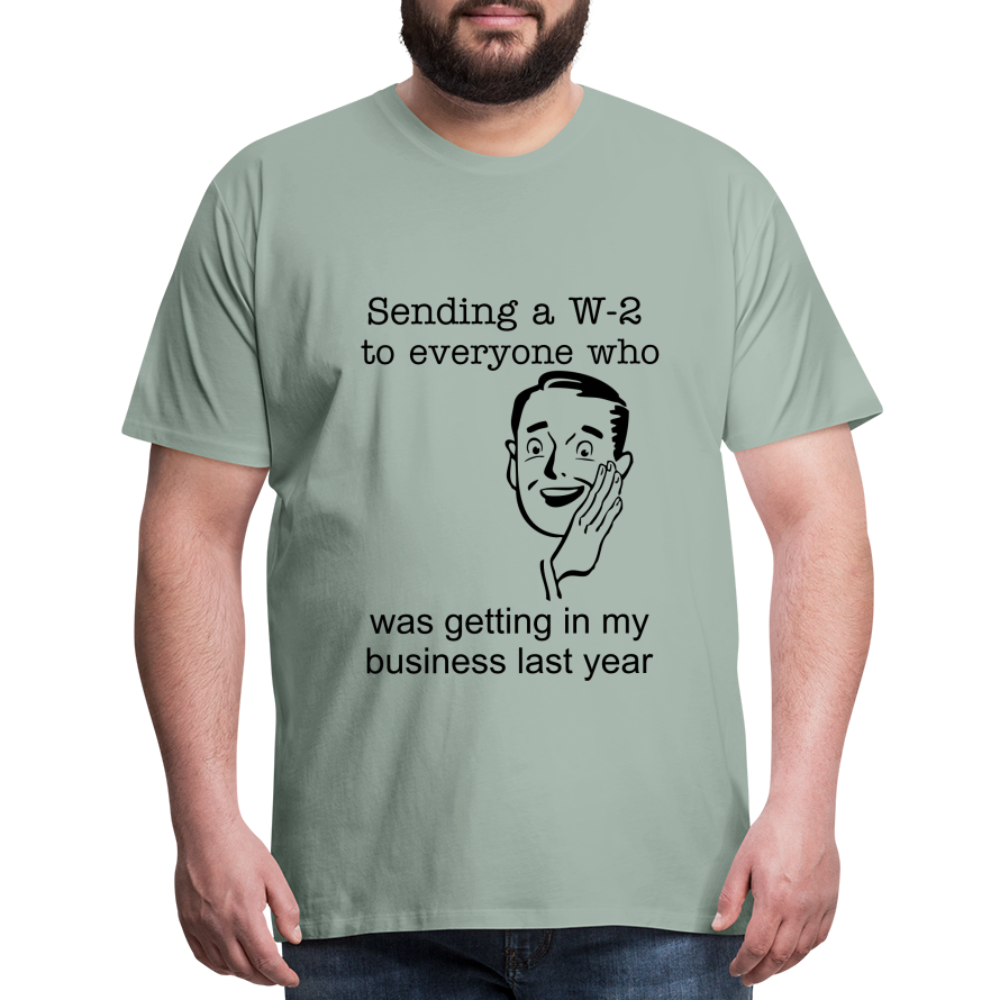 Men's Sending a W-2 - steel green