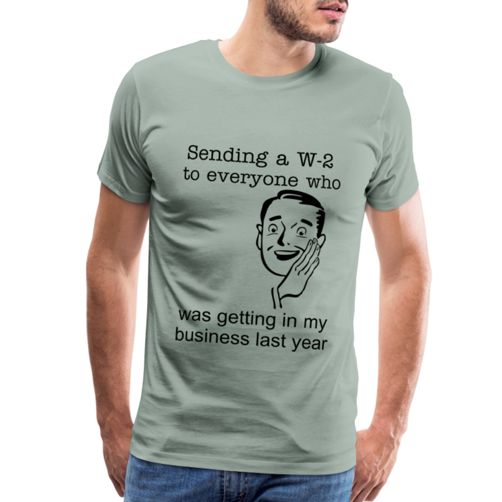 Men's Sending a W-2 - steel green