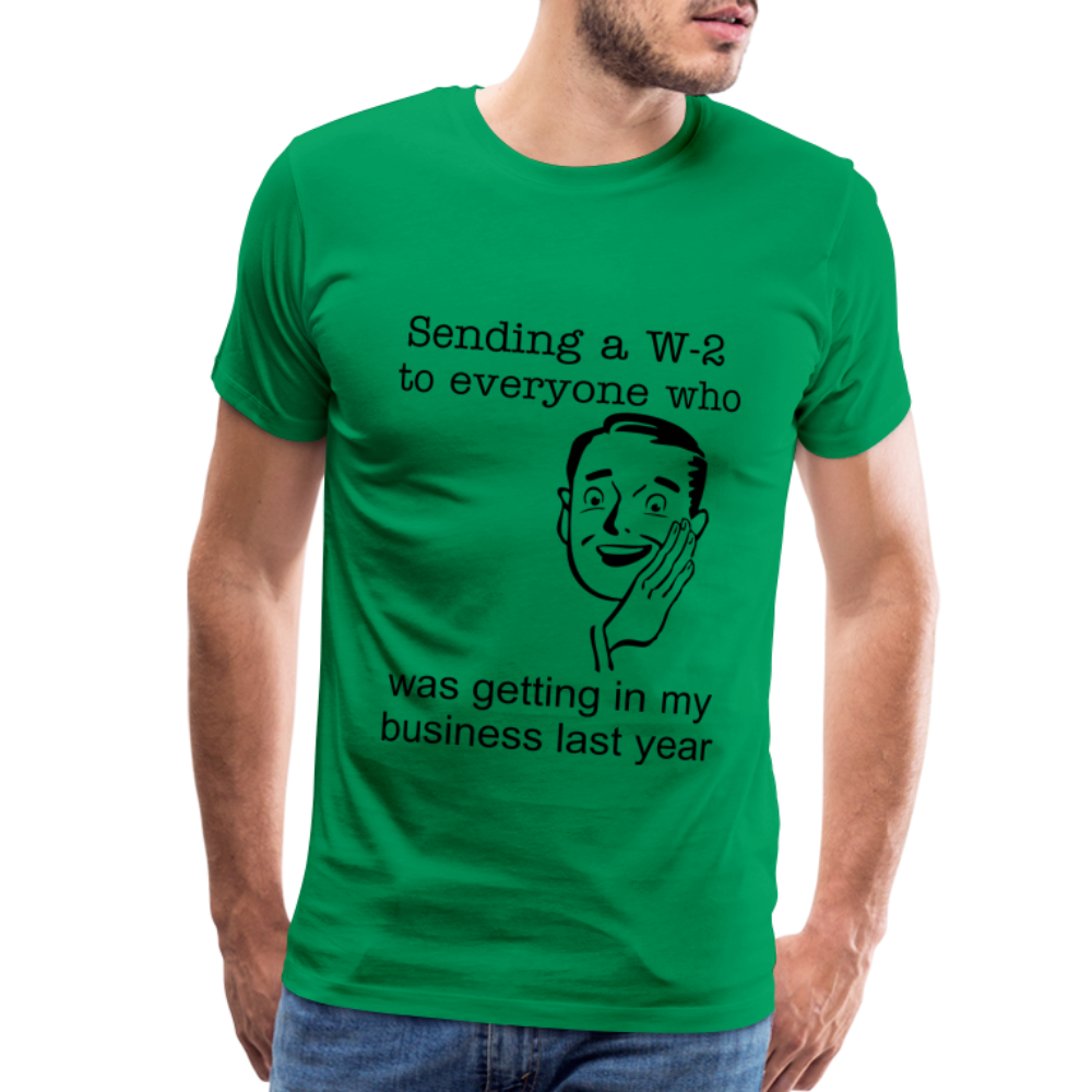 Men's Sending a W-2 - kelly green