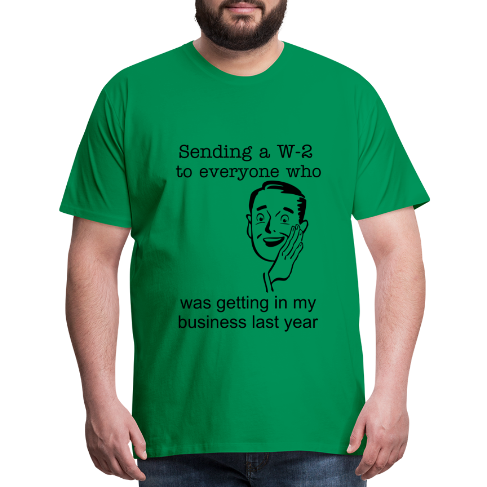 Men's Sending a W-2 - kelly green