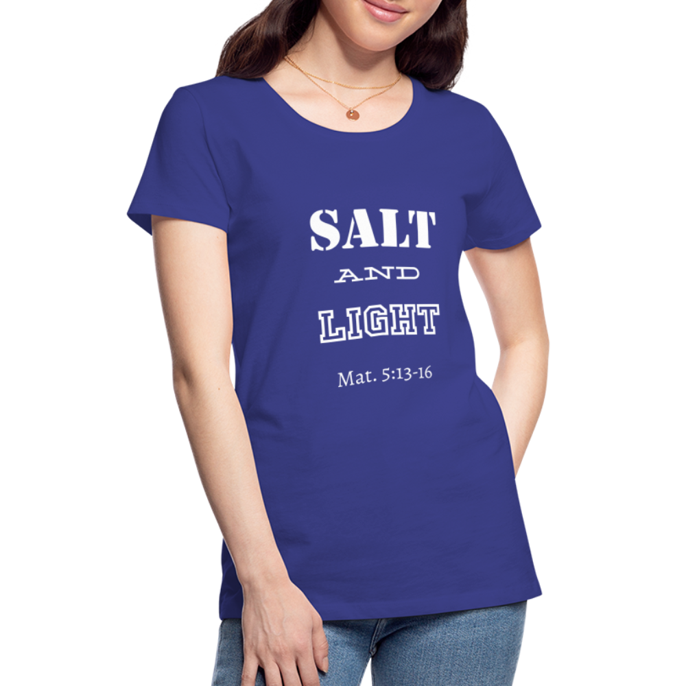 Women’s Salt and Light - royal blue