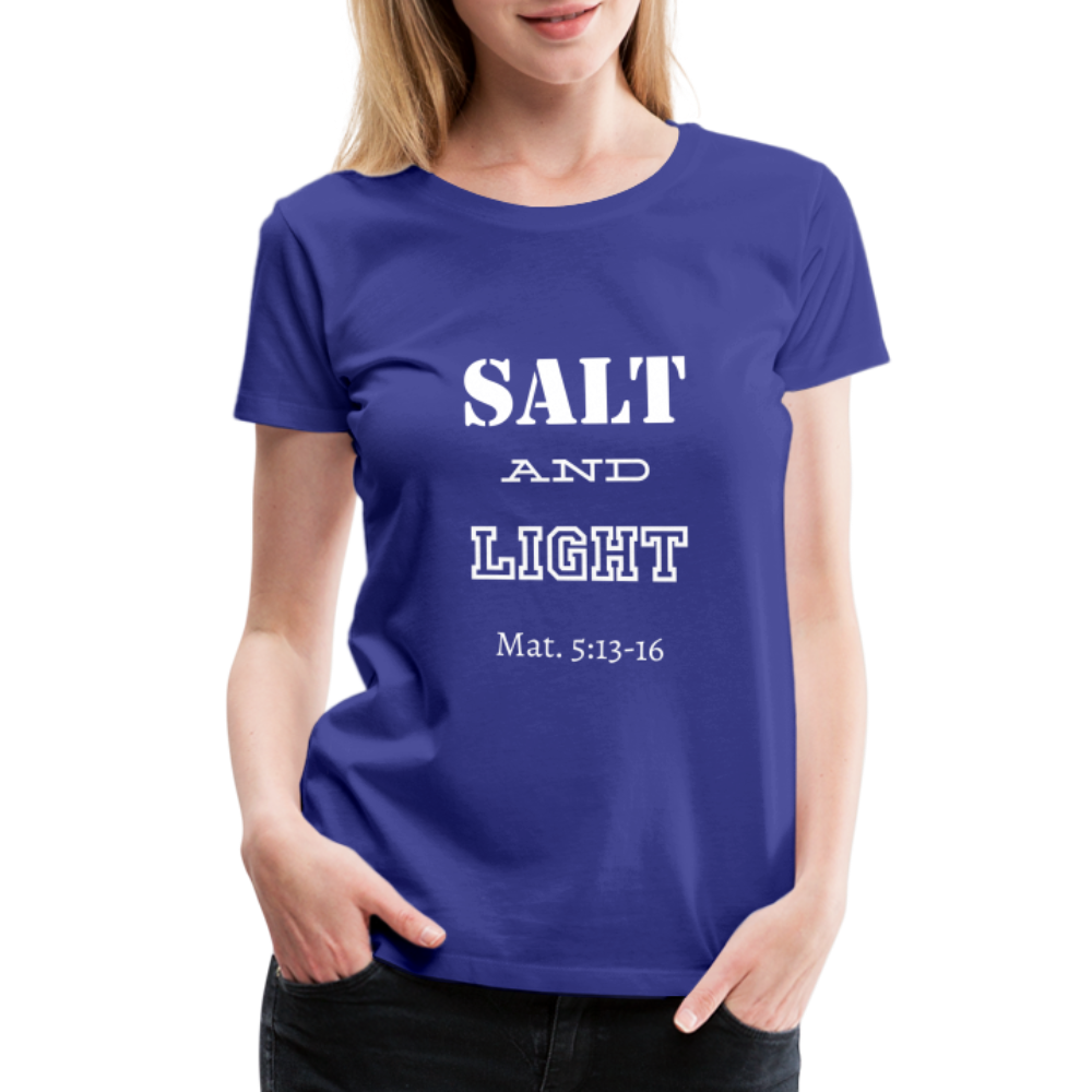 Women’s Salt and Light - royal blue