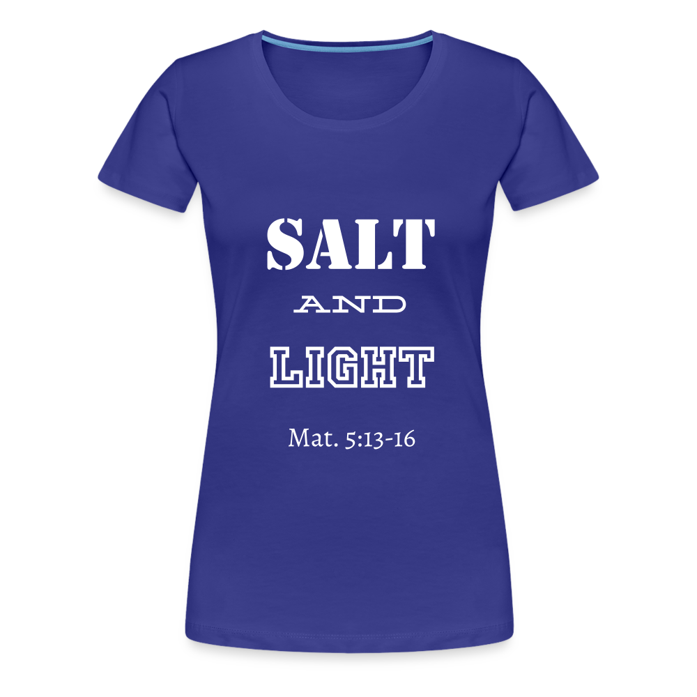 Women’s Salt and Light - royal blue