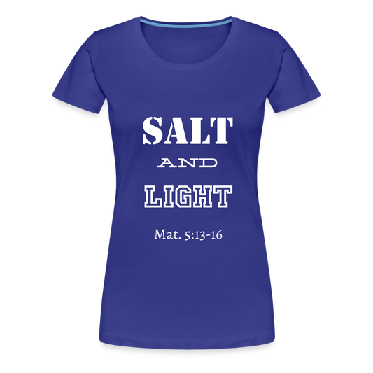 Women’s Salt and Light - royal blue