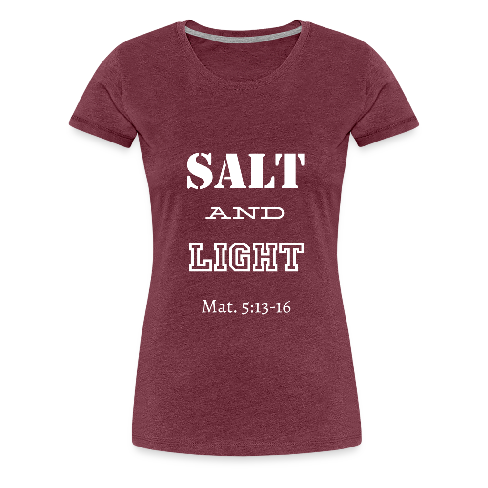 Women’s Salt and Light - heather burgundy