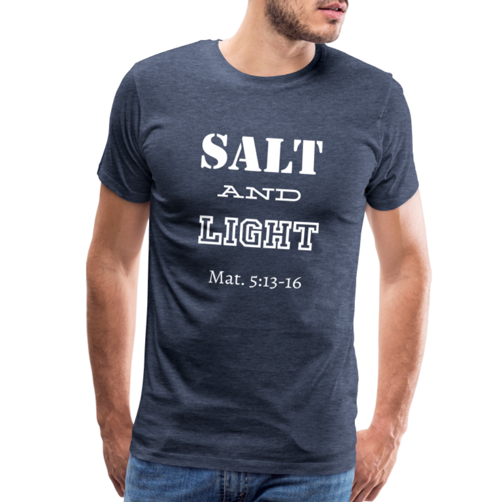 Men's Salt and Light - heather blue