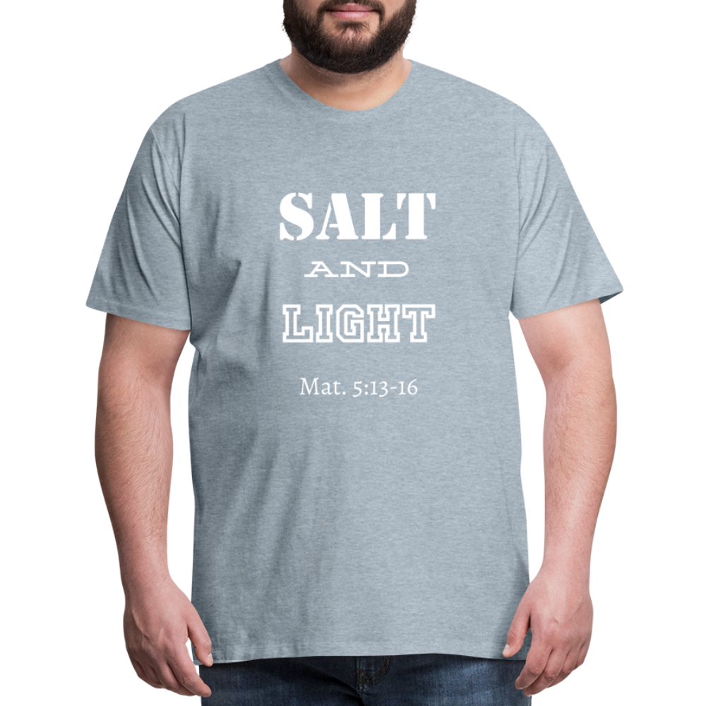Men's Salt and Light - heather ice blue