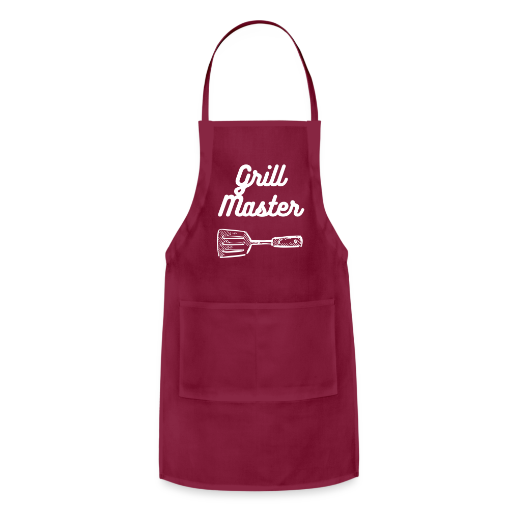 Apron, The Grill Master - burgundy