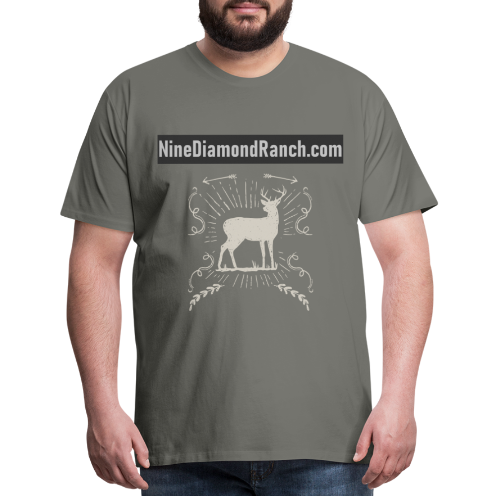 Men's Nine Diamond Ranch com Deer - asphalt gray