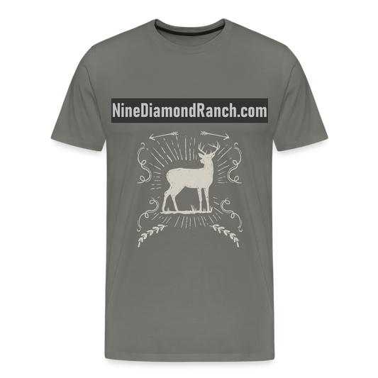 Men's Nine Diamond Ranch com Deer - asphalt gray