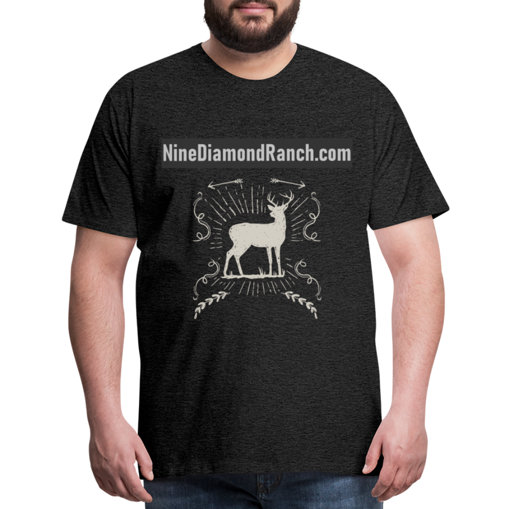 Men's Nine Diamond Ranch com Deer - charcoal grey