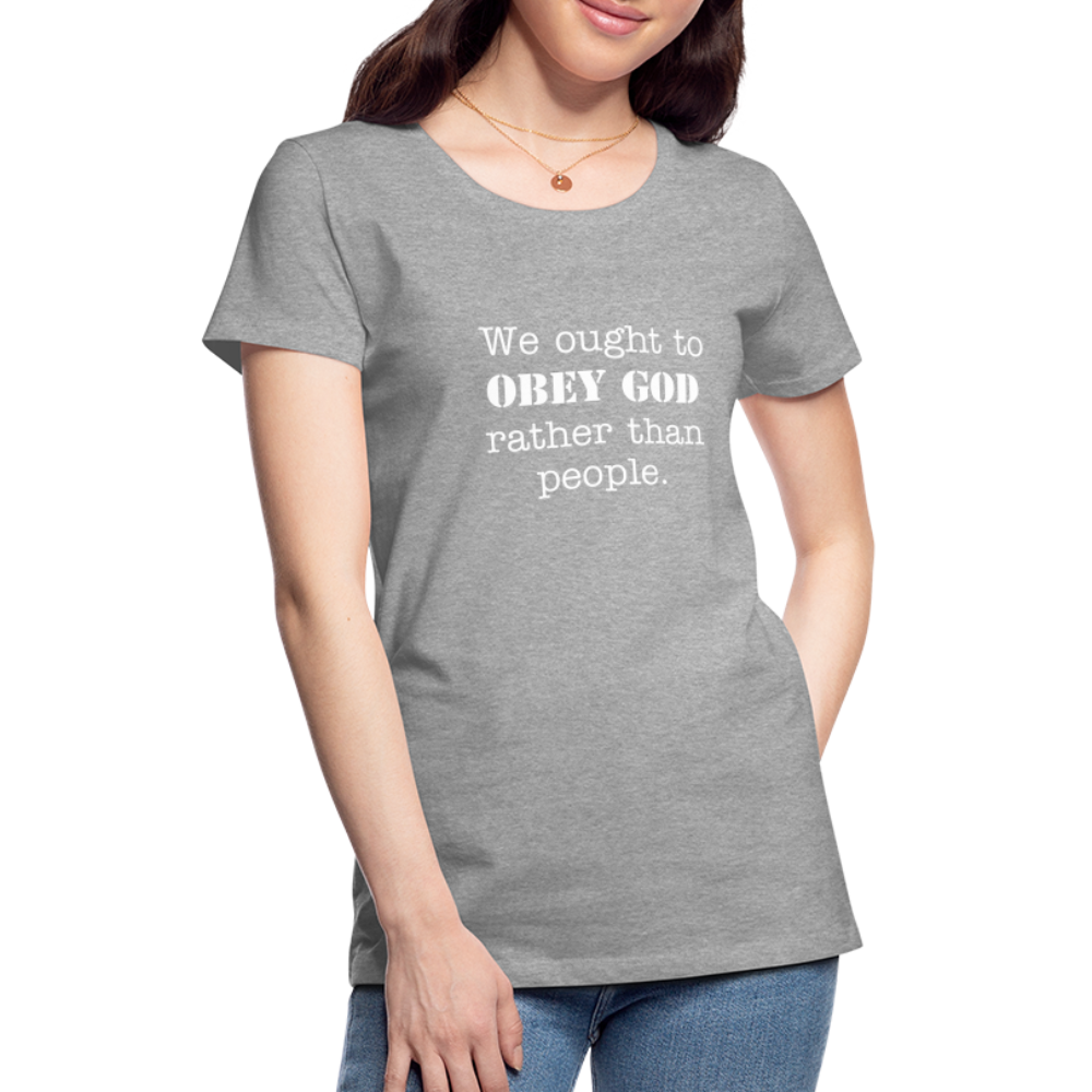 Women's We Ought to - heather gray