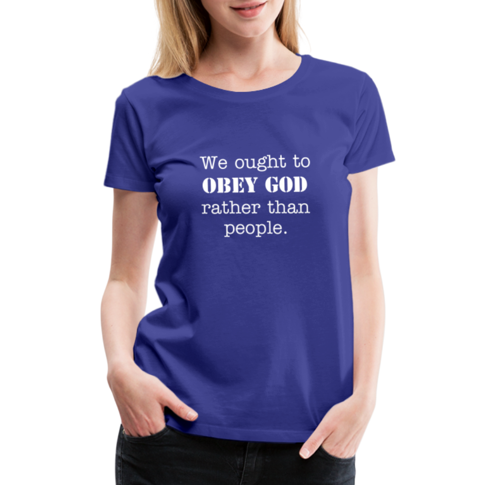 Women's We Ought to - royal blue
