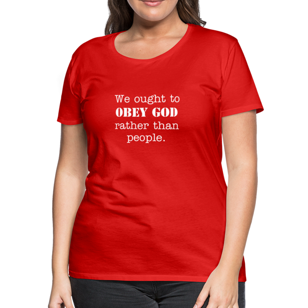 Women's We Ought to - red