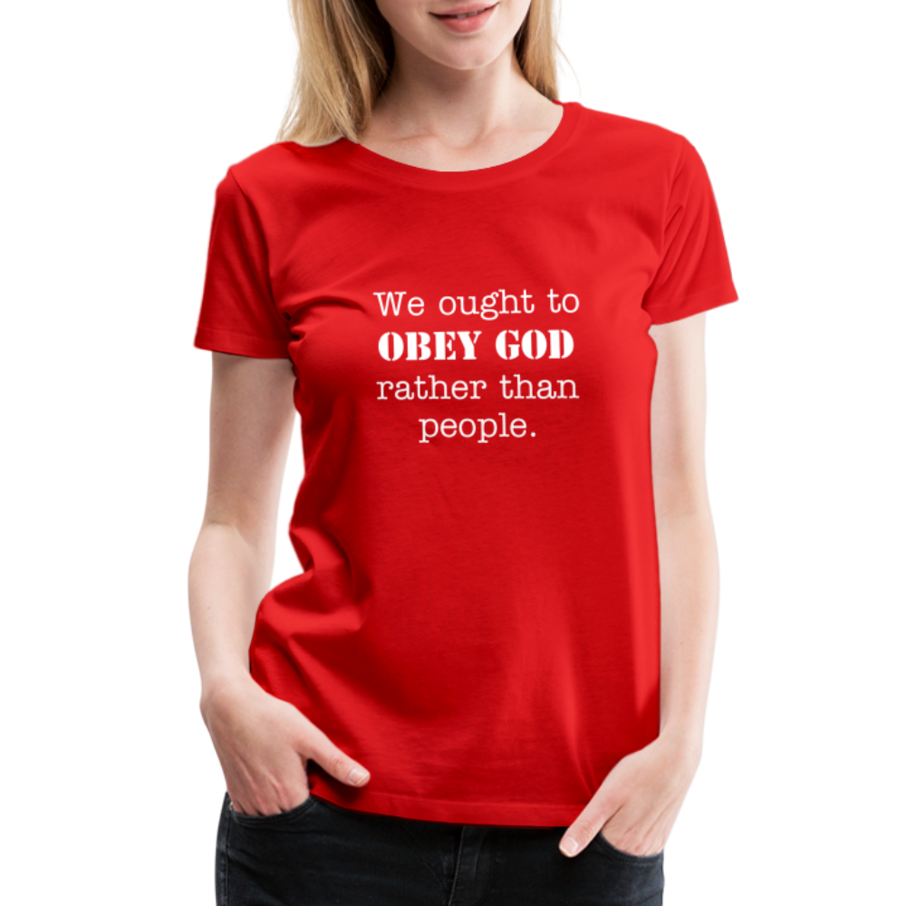 Women's We Ought to - red