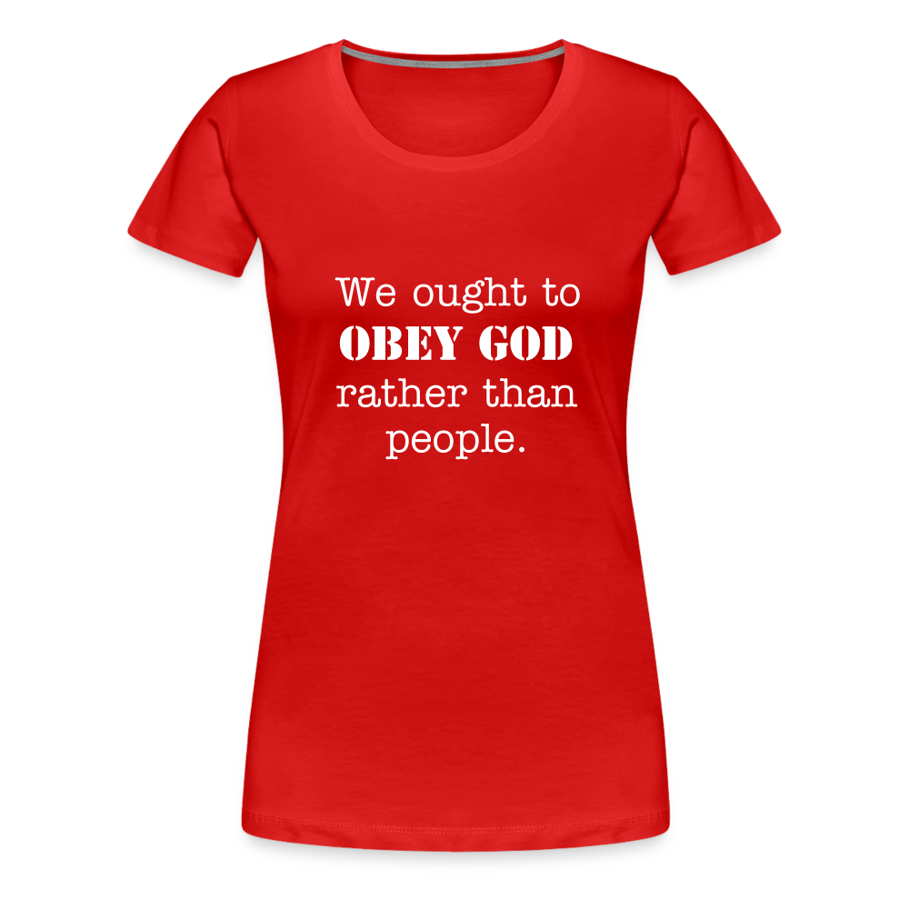 Women's We Ought to - red