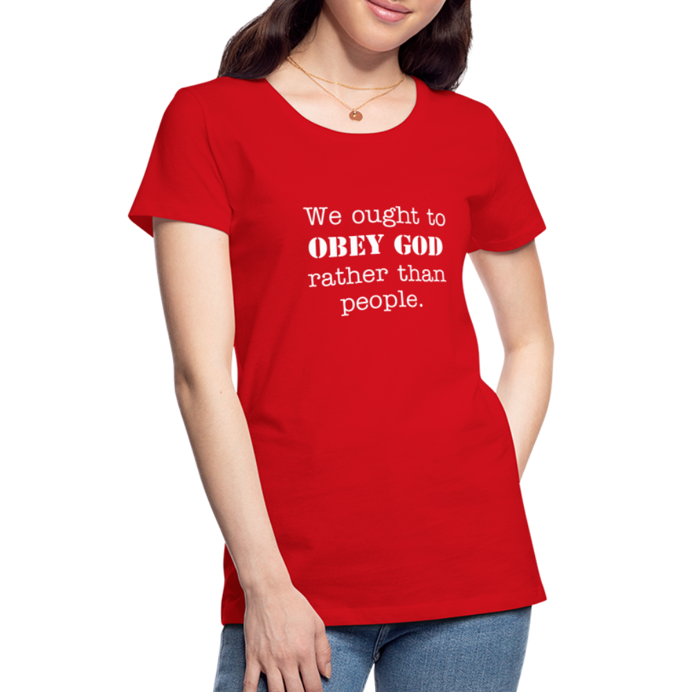 Women's We Ought to - red