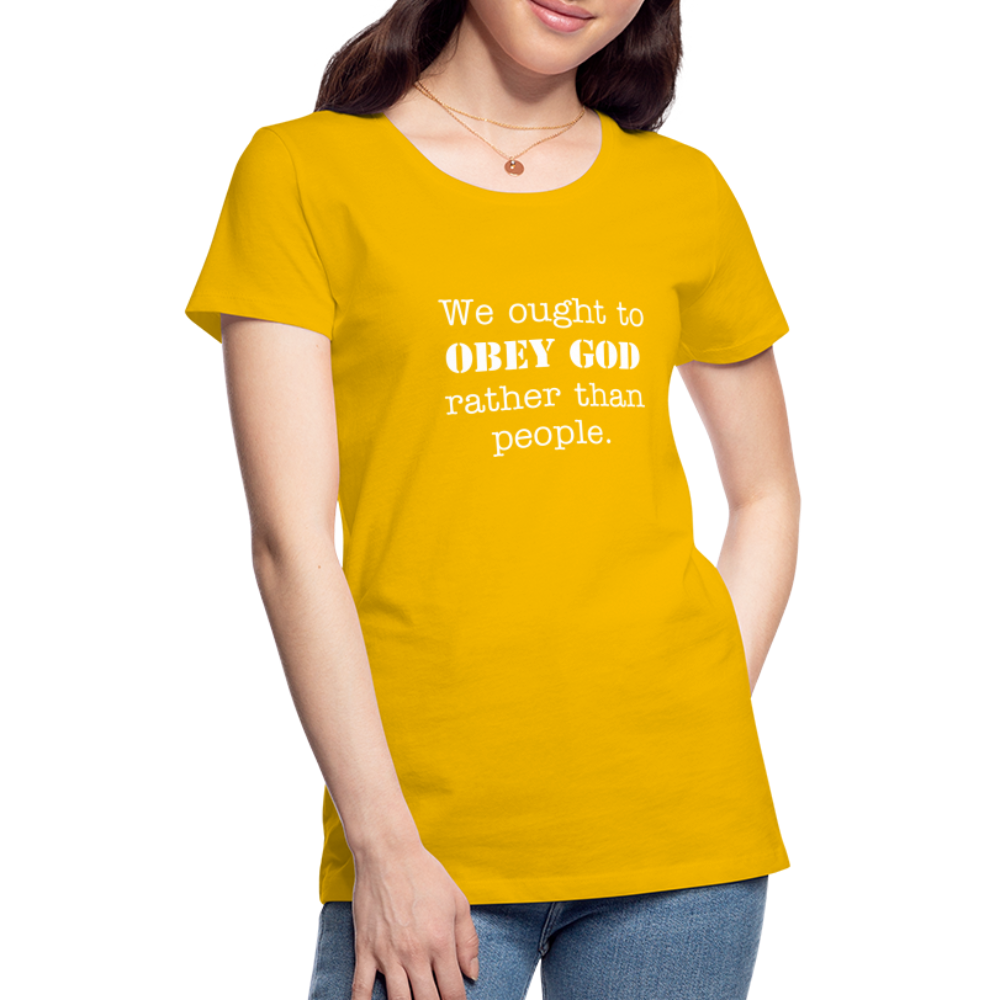 Women's We Ought to - sun yellow