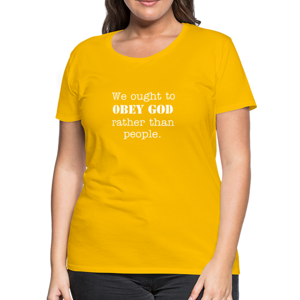 Women's We Ought to - sun yellow