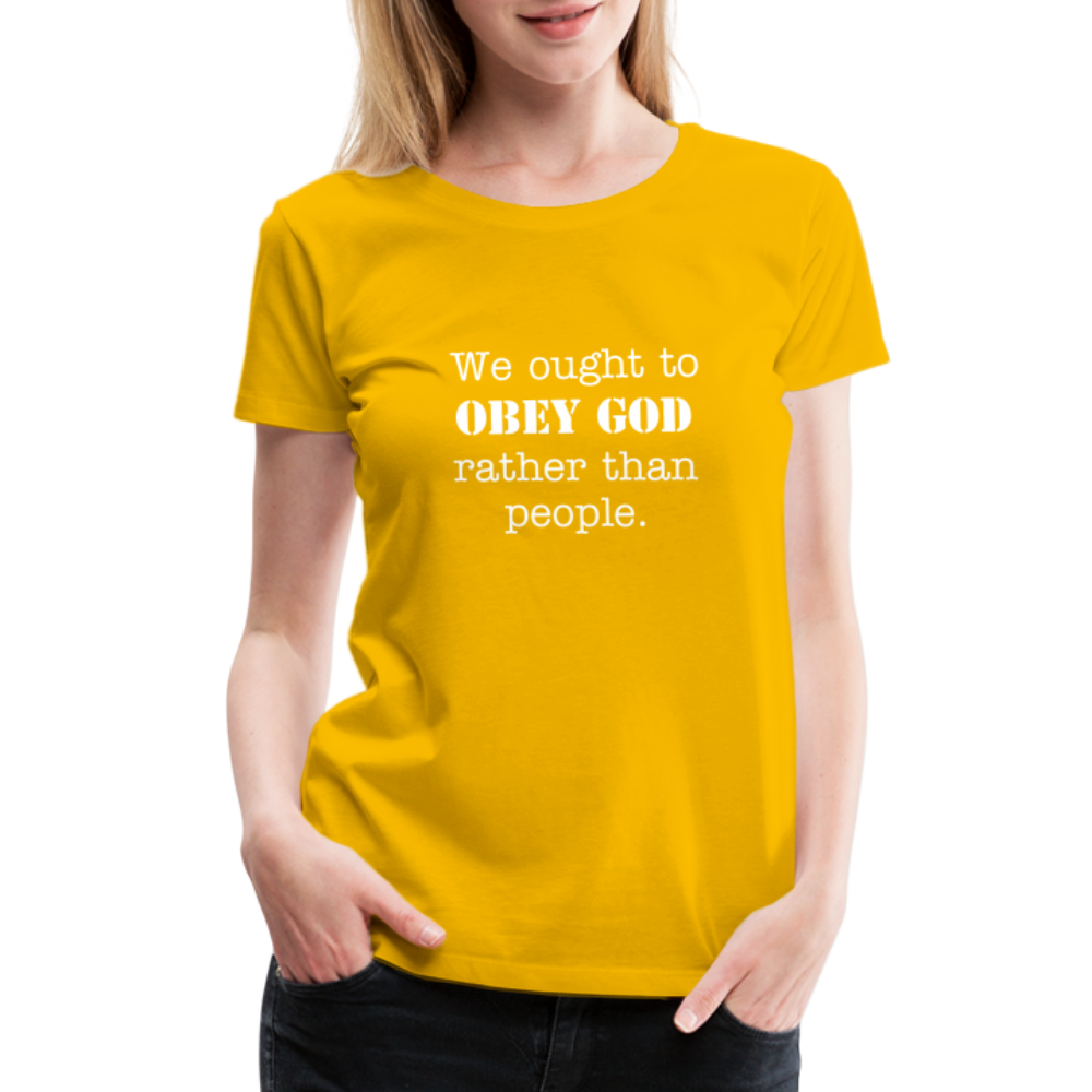 Women's We Ought to - sun yellow