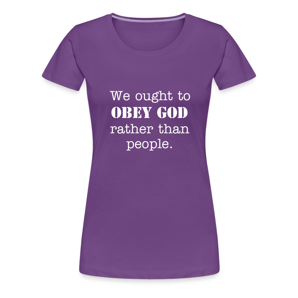 Women's We Ought to - purple