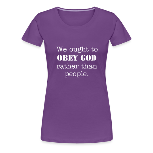 Women's We Ought to - purple