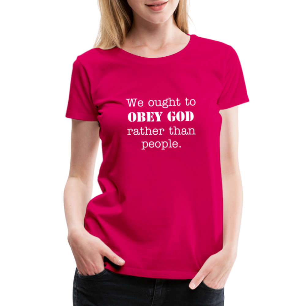 Women's We Ought to - dark pink