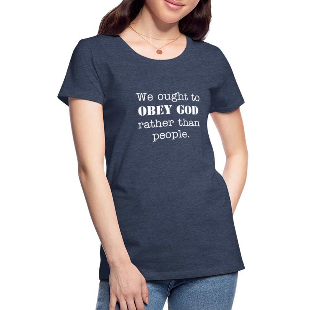 Women's We Ought to - heather blue
