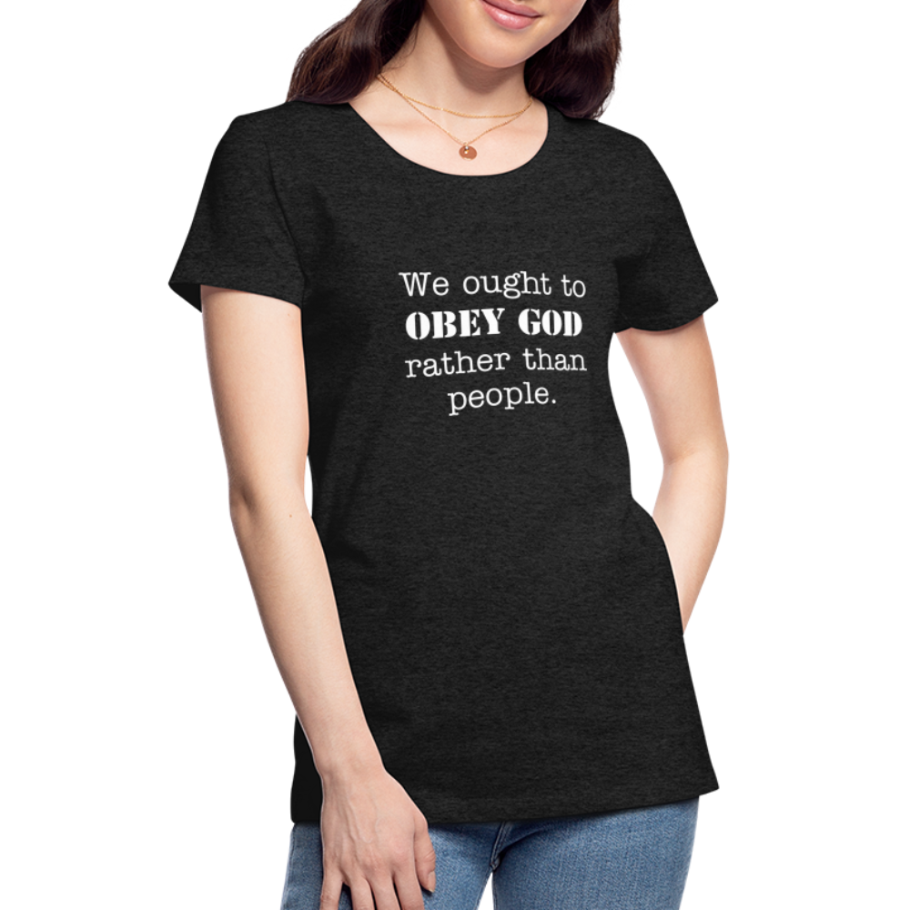 Women's We Ought to - charcoal grey