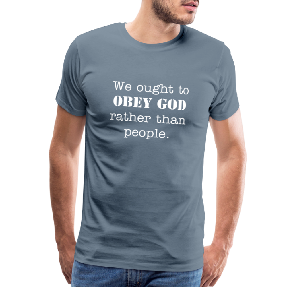 Men's We Ought to - steel blue