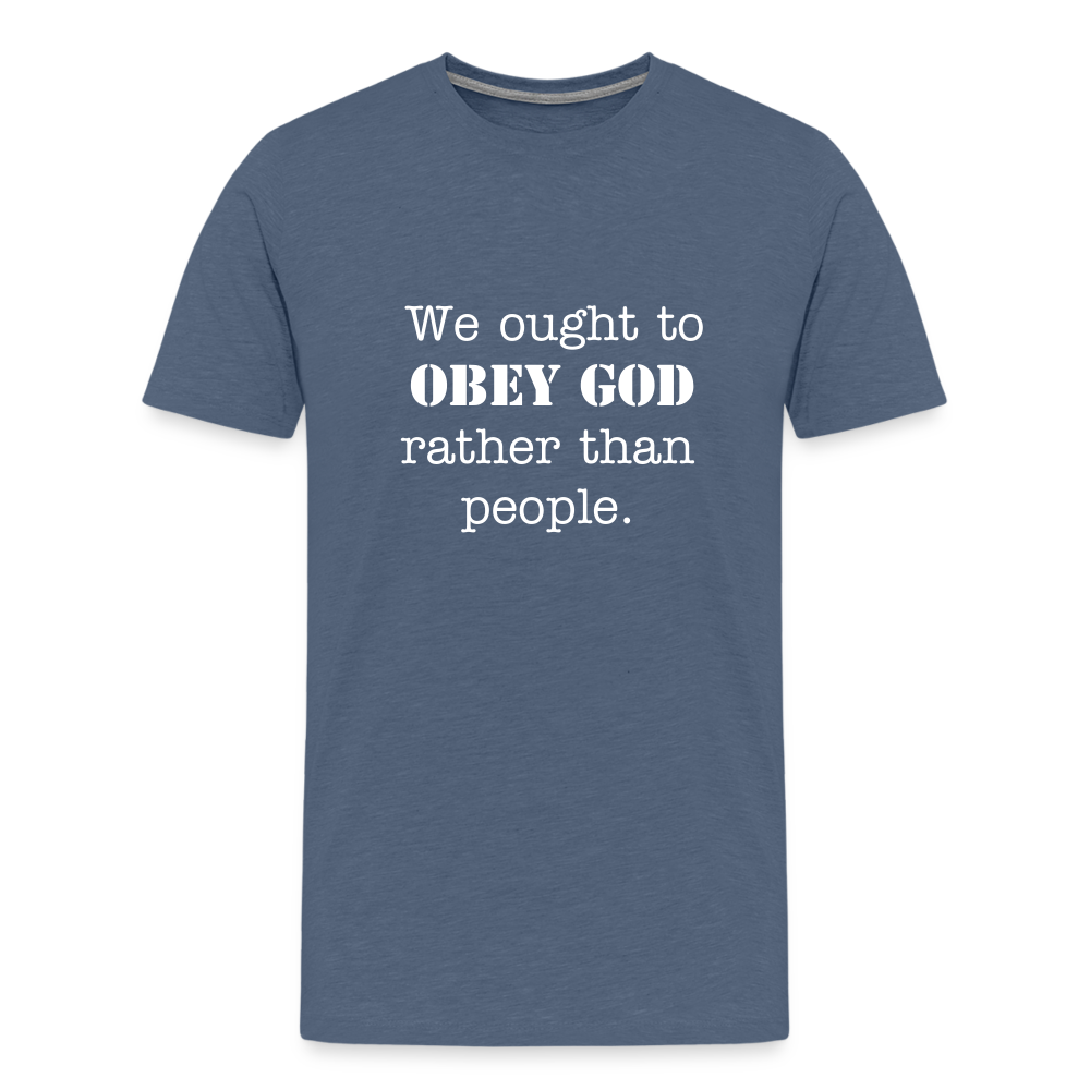 Men's We Ought to - heather blue