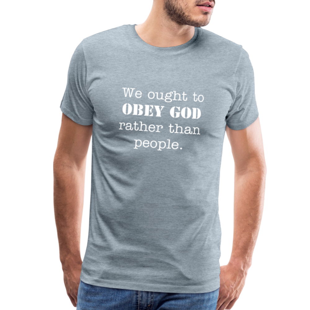 Men's We Ought to - heather ice blue